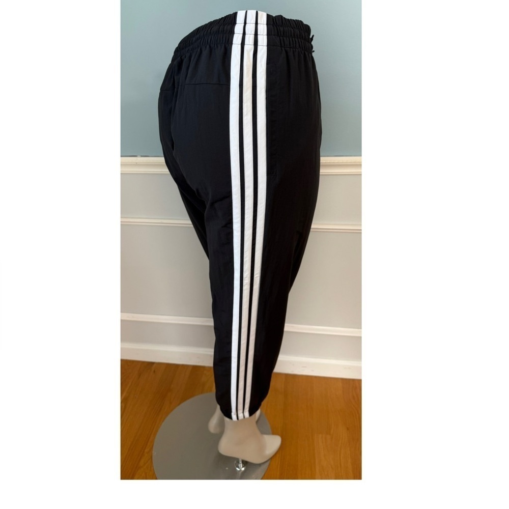 NWT Adidas White Stripes Pants 7/8 Cropped Size 2X 2XL XXL New $50 Activewear - Picture 8 of 14